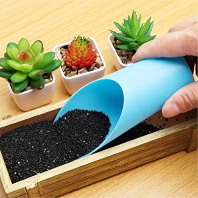 Skeyo Mini-Bodenschaufel aus Kunststoff für fleischige Pflanzen mit Eimer-Zylinder-Design zur Gartenpflege - Bild 2