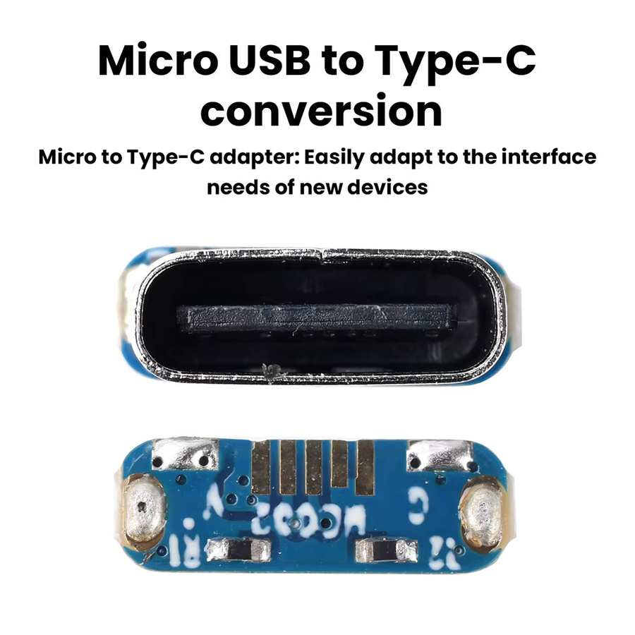 diymore Micro-USB zu Typ-C Adapterplatine für das Laden und die Datenübertragung als DIY-Modifikationswerkzeug für ältere Geräte - Bild 2