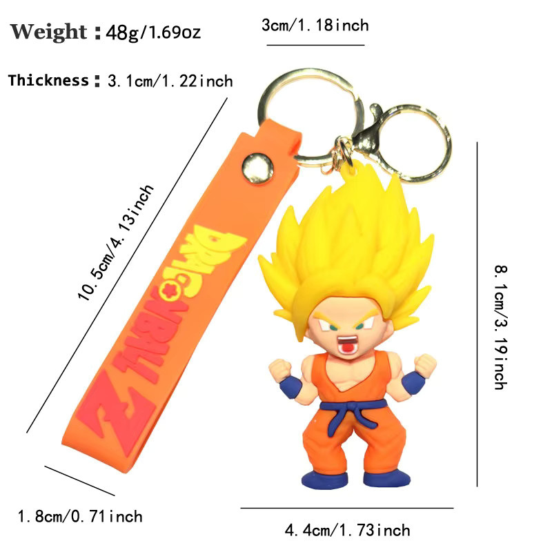 Bandai Dragon Ball Z Goku 3D-Figur Schlüsselanhänger - Bild 2