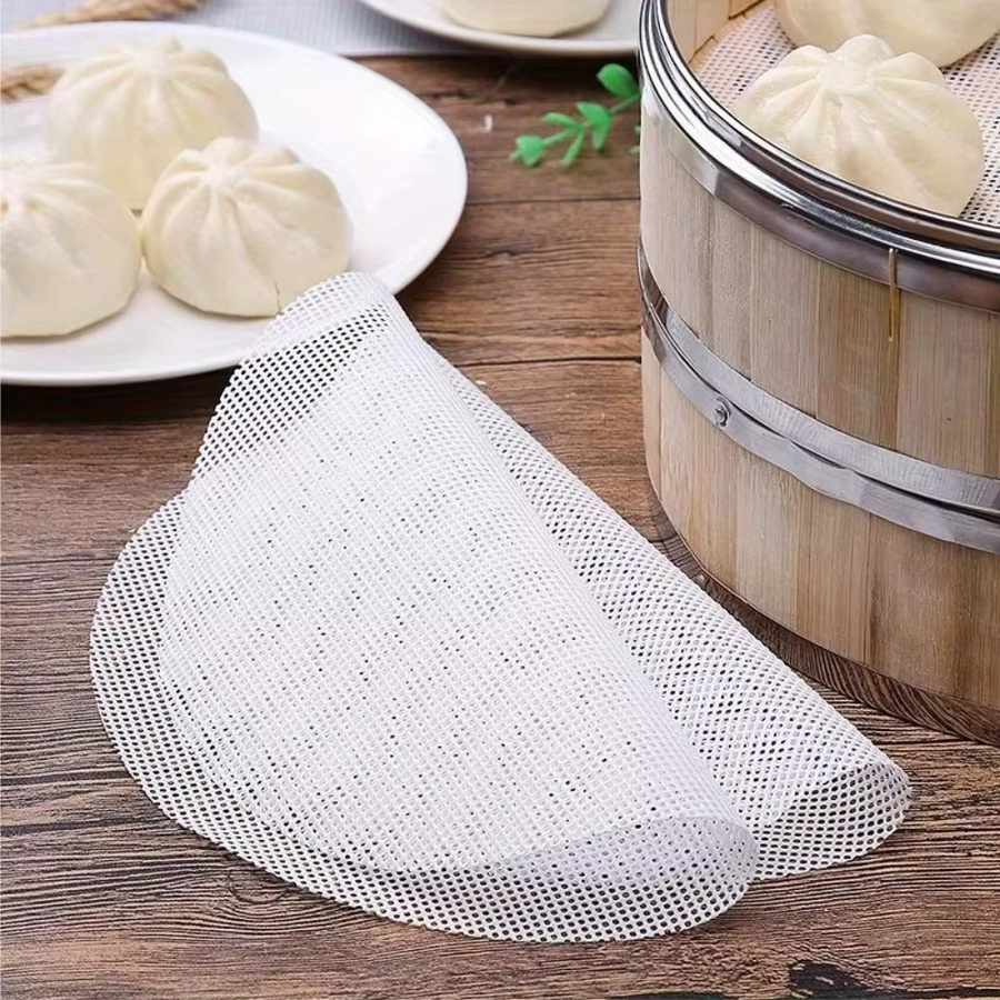 5 Stück YOCITY Silikon Mesh Pads, runde und hitzebeständige Dampfer Liner, weiß, Durchmesser: 20 mm - Bild 2
