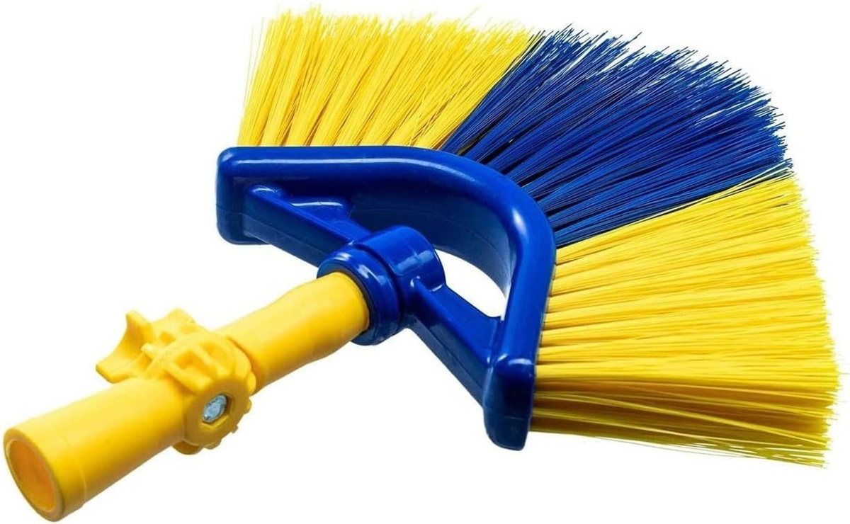 Neustanlo Ersatzbürste für Eckbesen mit Winkelgelenk und deutschem Gewinde, farblich sortiert, ideal zum Entfernen von Spinnenweben - Bild 1