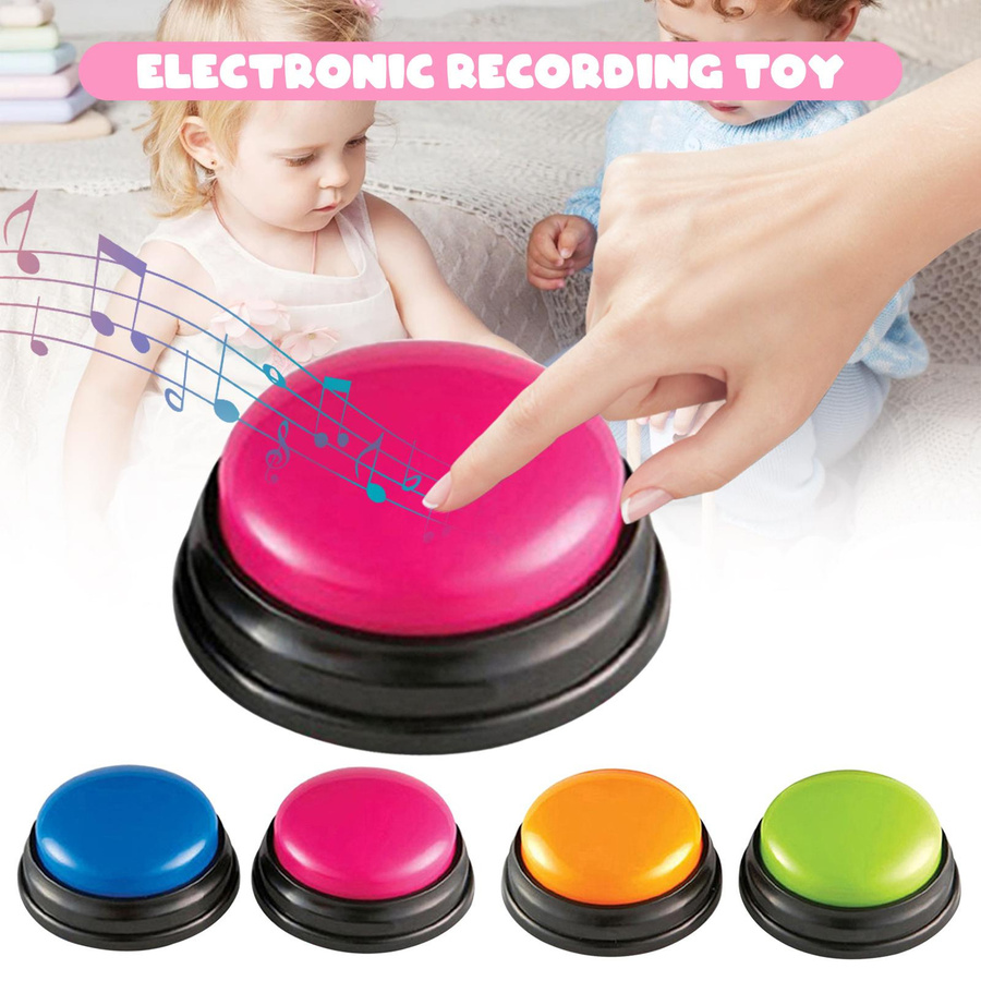 TOMTOP JMS Sprachaufzeichnungs-Soundtaste Interaktive Antworttasten 4er Pack bunt - Bild 2