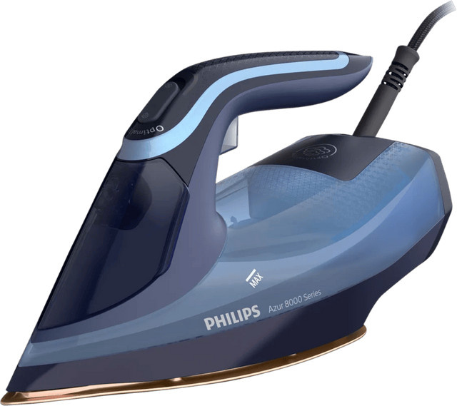 Philips Azur 8000 Series Dampfbügeleisen DST8020/20 in Blau mit Anti-Calc-Funktion und Automatischer Abschaltung - Bild 1