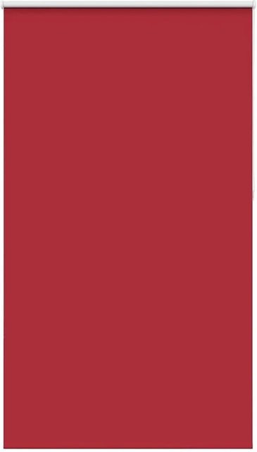 vidaXL Verdunkelungsrollo Rot aus Polyester mit thermischer Isolierung, Breite: 125 cm, Höhe: 230 cm - Bild 1