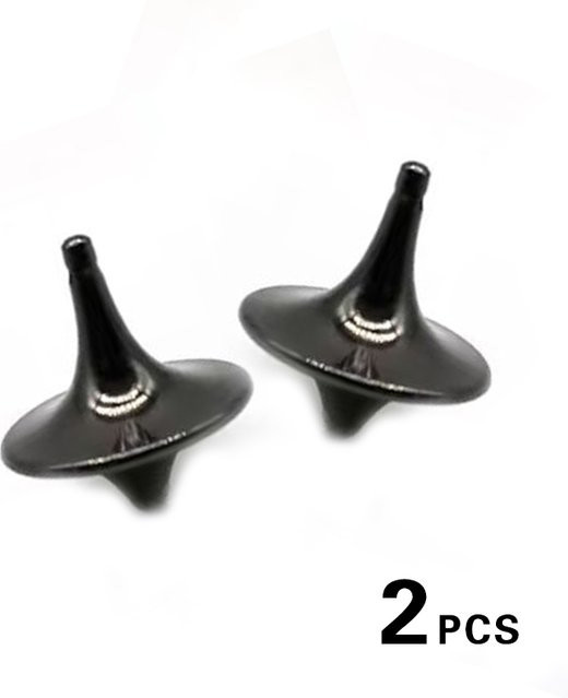 AHHLCLT Totem Metall Gyro Silber Hand Kreisel, 2-teiliges Set - Bild 1