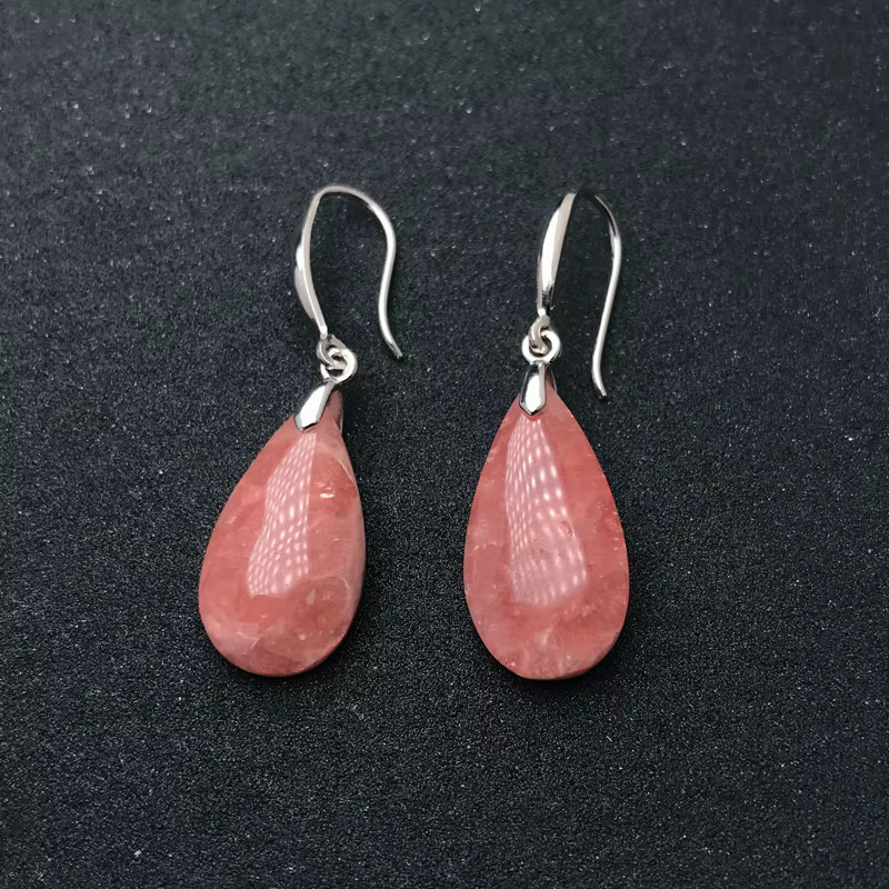Ohrring 925 Silber, Rhodochrosit, Damen - Bild 2