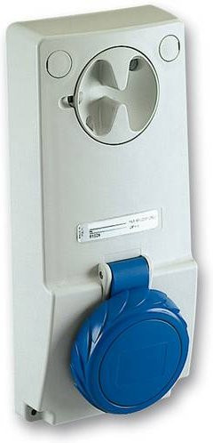 Schneider Electric CEE Anbaudose IP65 Aufputzmontage 16A 250V Weiß - Bild 1