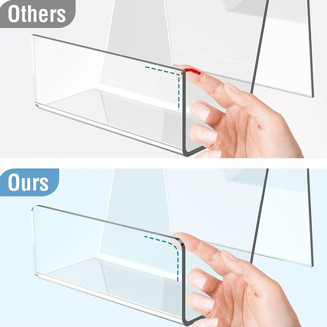 JETTING Acryl Buch Display Stand Transparent für Comic Bücher, Magazine und Laptops - Bild 1