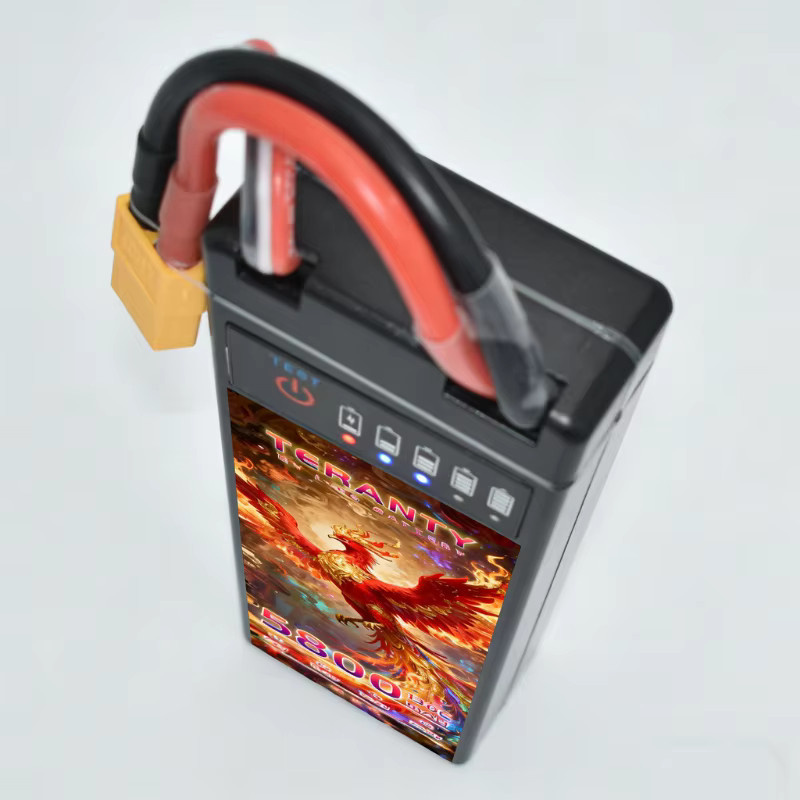 TERANTY 3S LiPo-Akku, 11,1V/11,4V, 100C/130C, 5400/5800mAh, XT60 T-Stecker, mit LED-Anzeige - Bild 2