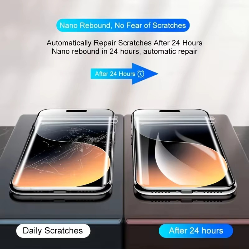 Weiche Hydrogel Displayschutzfolie für Xiaomi Redmi Note Serie in Transparent - Bild 4