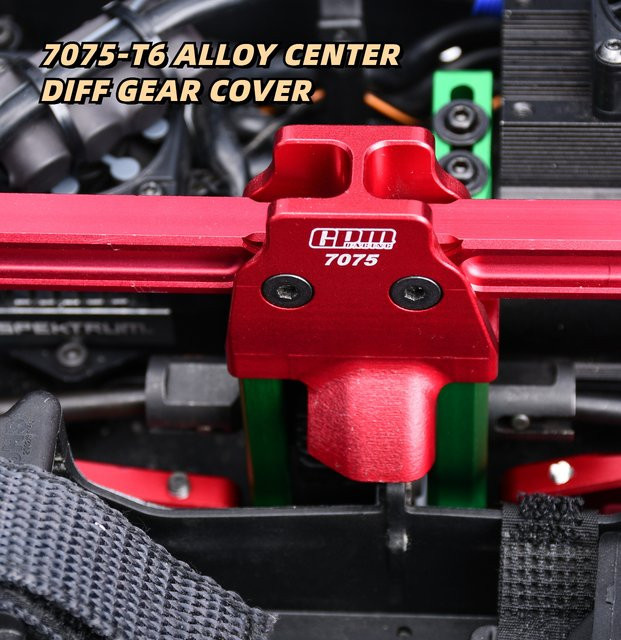 GPM Legierungs-Mitteldiff-Getriebeabdeckung für ARRMA 1/8 Kraton 6S EXB V6, Zubehör, Metall - Bild 1