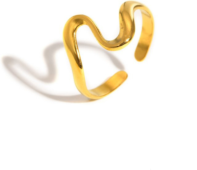 Myfresty Öffnungsring, Edelstahl, Gold, Damen - Bild 1