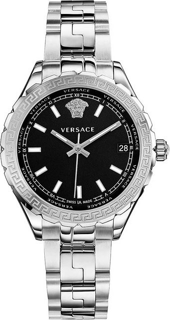 Versace Armbanduhr, Quarz, Edelstahl, Schwarz, 35 mm, Damen - Bild 1