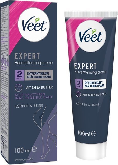 Veet Expert Enthaarungscreme mit Shea Butter, 100 ml, Unisex - Bild 1
