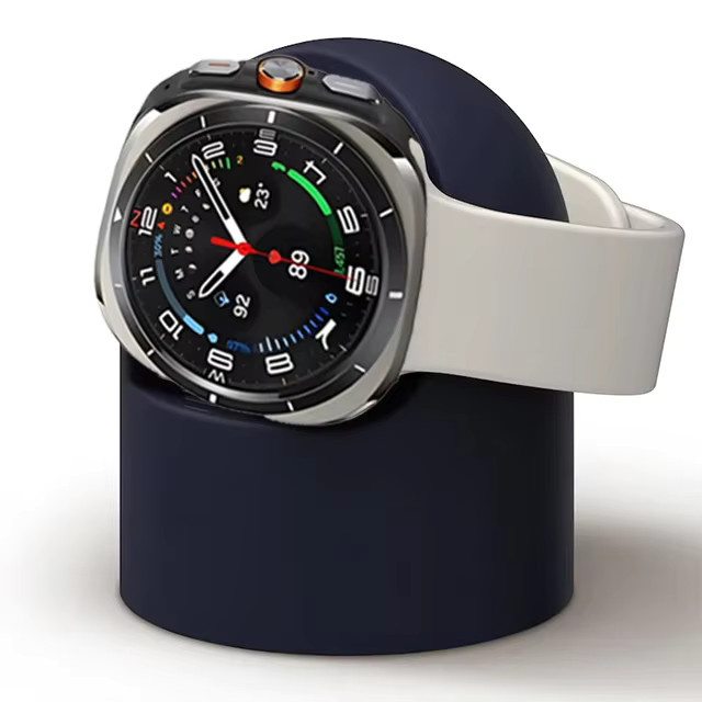 Samsung Silikon-Ladestation, Schwarz, Galaxy Watch Ultra 2025 47mm, Galaxy Watch 7 Ultra - Bild 3
