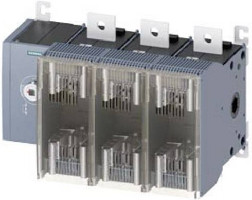 Siemens Lasttrennschalter 3polig 630A 8 Schließer 8 Öffner 690 V/AC grau 3KF53630LF11 - Bild 1