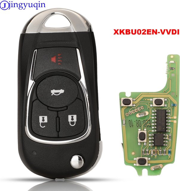 Xhorse Jingyuqin VVDI XKBU02EN Universal Fernbedienung mit 4 Tasten für Buick und GM in Schwarz - Bild 1