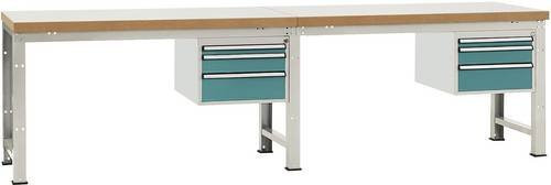 Manuflex Werkbank WP5767.5021 in Wasserblau, B/T/H: 120 x 70 x 40 cm - Bild 1