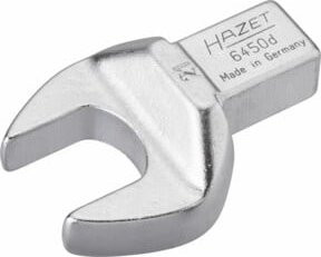 Hazet Einsteck-Maulschlüssel 6450D-21 mit 21 mm Außen-Sechskant Profil und 14 x 18 mm Einsteck-Vierkant in Silber - Bild 1