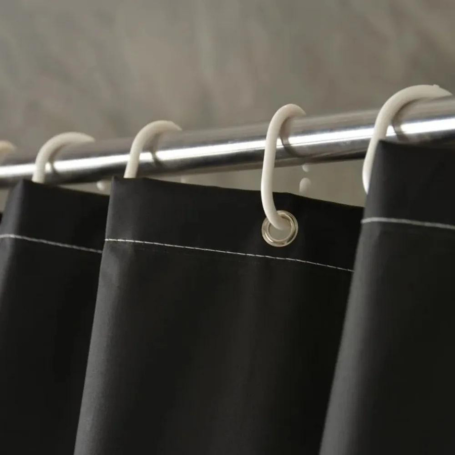Royal Crown Duschvorhang aus Polyester, wasserdicht und schnelltrocknend, B: 180 cm, H: 240 cm - Bild 5