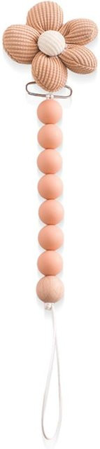 Binchi Outdoor Product Silikon Baby Beißring mit Holzring in Rosa/Pink, BPA-frei, für Babys ab 0 Monaten - Bild 1