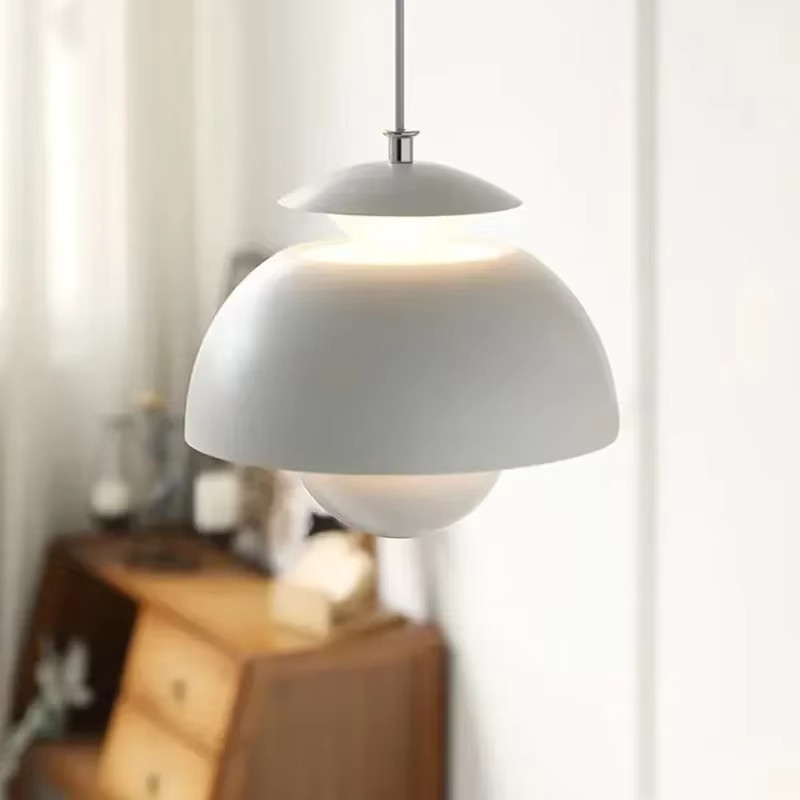 JIANKEXING Kronleuchter Dänische Blütenknospe Pendelleuchte im Autolack-Design für dein Esszimmer - Bild 2