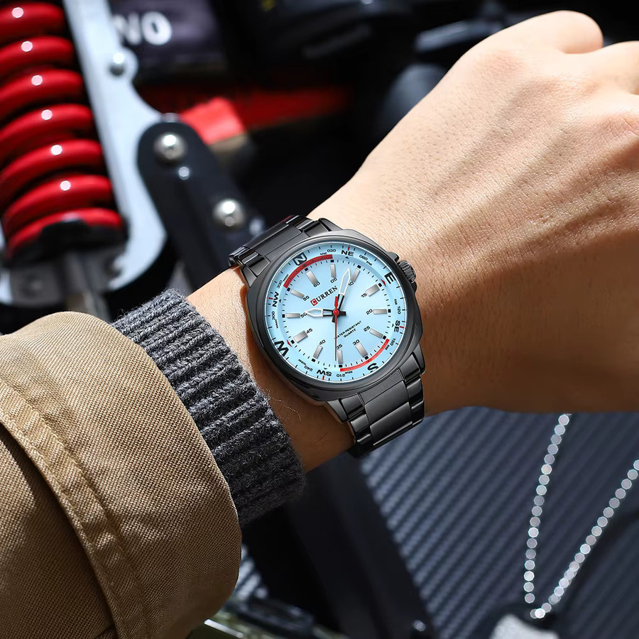 CURREN Armbanduhr Quarz, Edelstahl, Herren - Bild 3