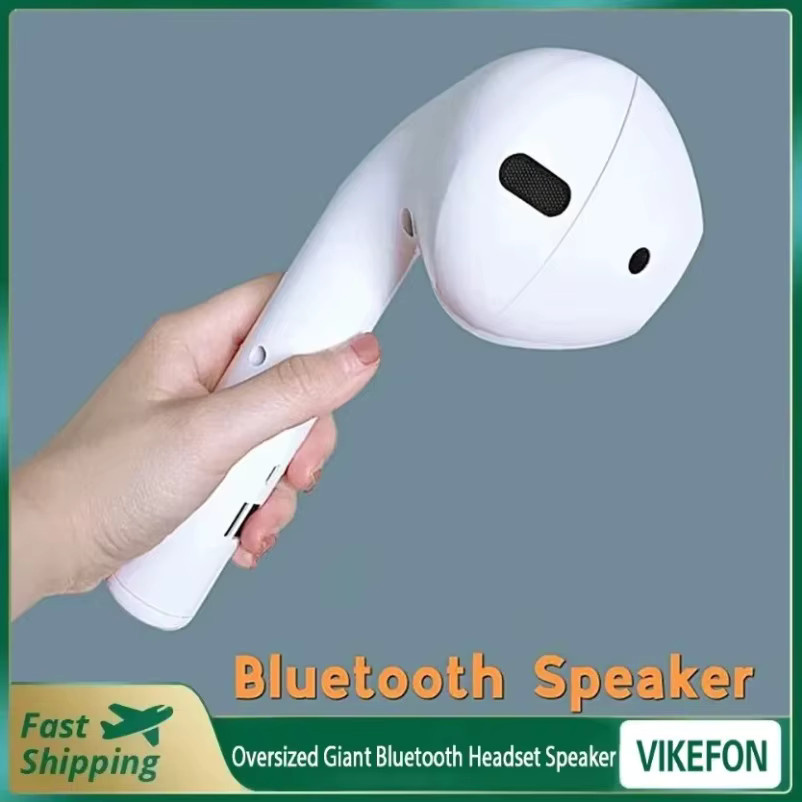 VIKEFON Bluetooth Headset Lautsprecher für AirPods Pro Drahtloser Audio-Lautsprecher in Rot oder Weiß - Bild 2