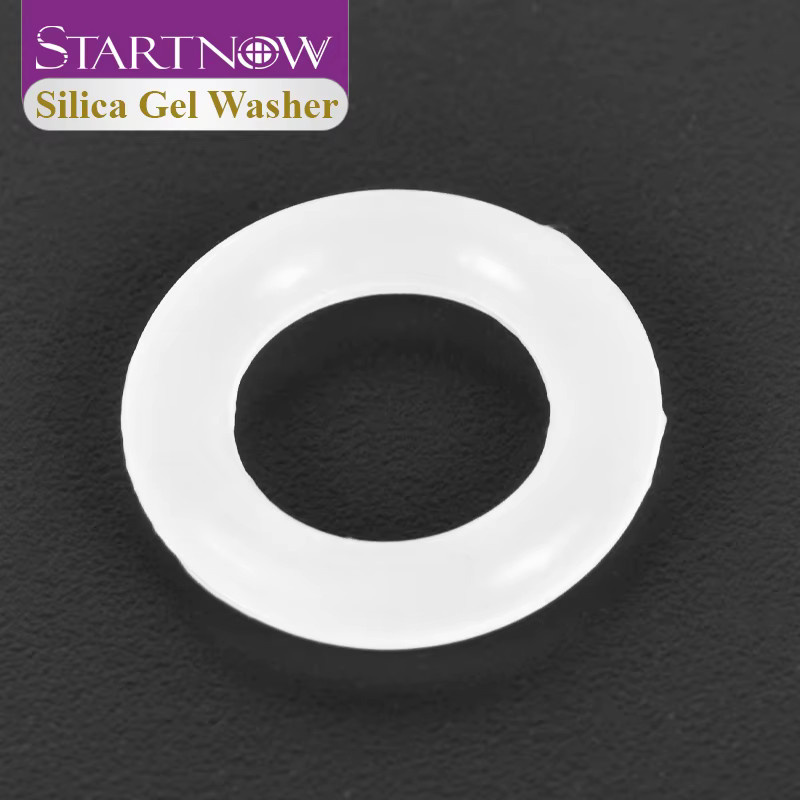 Startnow Silikondichtungen Set aus 6 hochtemperaturbeständigen Isolierringen für Laser-Xenon-Lampen-Elektrodenhalter in Gold/Messing - Bild 4