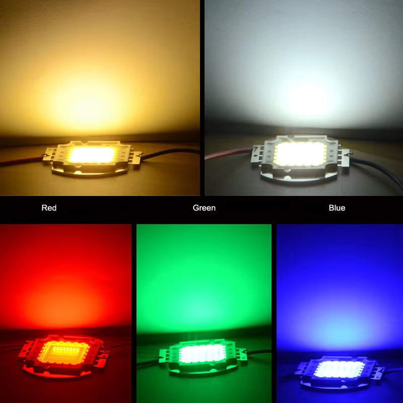 TiaoChongYi Hochleistungs LED COB Chips für LED-Flutlichtlampen und Strahler in Weiß, Rot, Grün, Blau und RGB - Bild 2