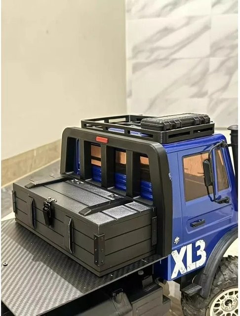 CROSSRC EMO X6 XL3 RC Rock Crawler, Überrollkäfig und Batteriefach Upgrade-Kit, 1:8 Scale, Zubehör - Bild 1