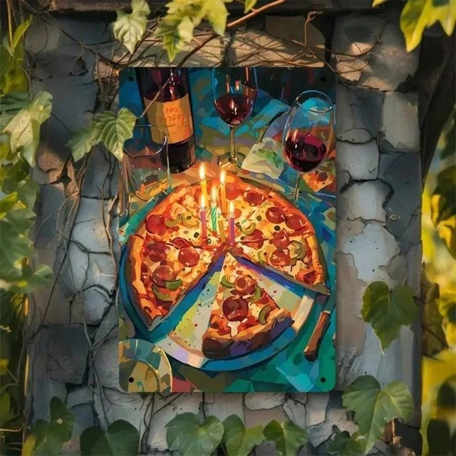 Retro Metallschild CIFBUY Blechposter zur Dekoration für Zuhause, Bar und Café, Breite: 30,0 cm, Höhe: 20,0 cm - Bild 1