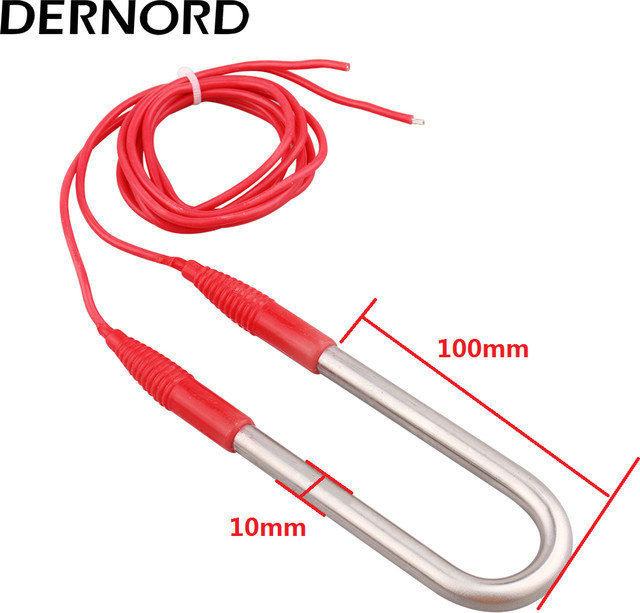 DERNORD 12V DC Elektrisches Tauchheizrohr Heizelement für Pool und Wassereimer - Bild 1
