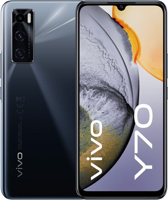 Vivo Y70 Smartphone in Gravity Black mit 6,44 Zoll Display, Android, 4G/LTE, NFC, Bluetooth und Wi-Fi - Bild 1