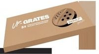 SizzleBrothers SizzleUp Streuaufsätze mit Deckel, 3er-Set, Silber, Metall, Rund - Bild 1