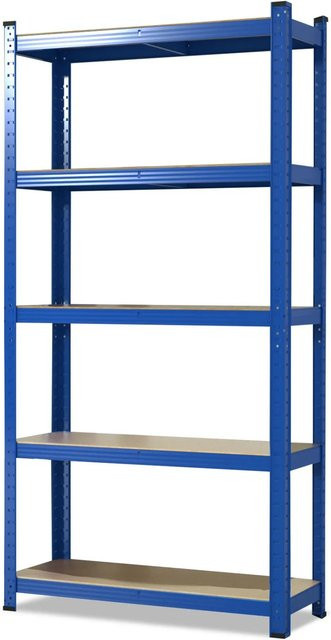 Schwerlastregal Grizzly von karatcommercial in Blau, B/T/H: 100 x 50 x 200 cm - Bild 1