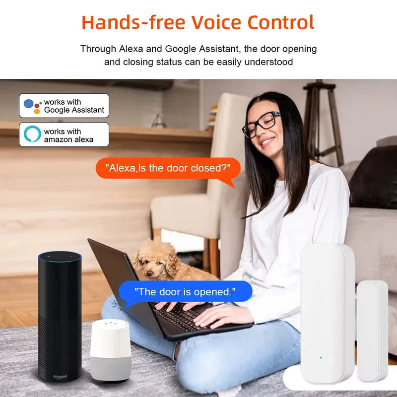 ONENUO Smart Home Fenster-Tür-Sensor mit WiFi und Akku, weiß, kompatibel mit Alexa und Google Home - Bild 4