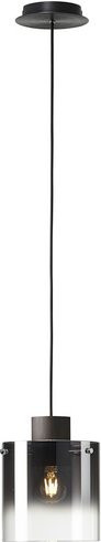 Brilliant Pendelleuchte Beth, 1-flammig, Rauchgrau, Durchmesser: 20 cm, dimmbar - Bild 1