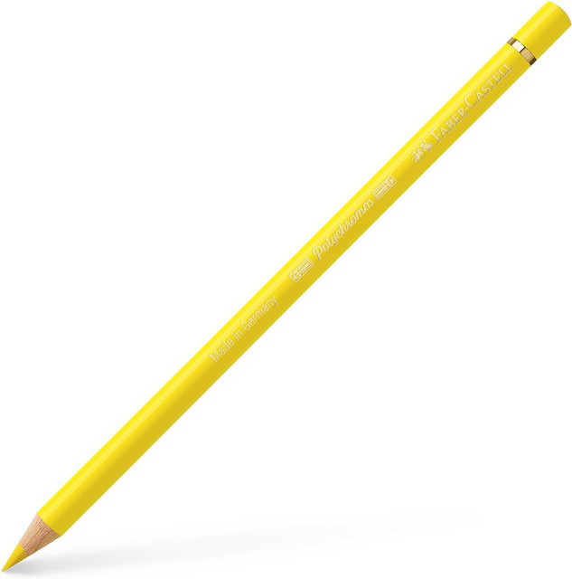 Faber Castell Polychromos Profi-Farbstift in Chromgelb Hell mit hoher Pigmentierung - Bild 1