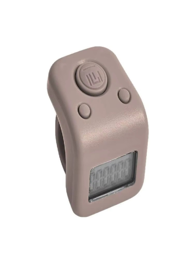 Wasserdichter Mini-Schoßzähler in Grau mit LED-Anzeige, wiederaufladbarer 6-stelliger Tally Clicker zur Sportverfolgung - Bild 4