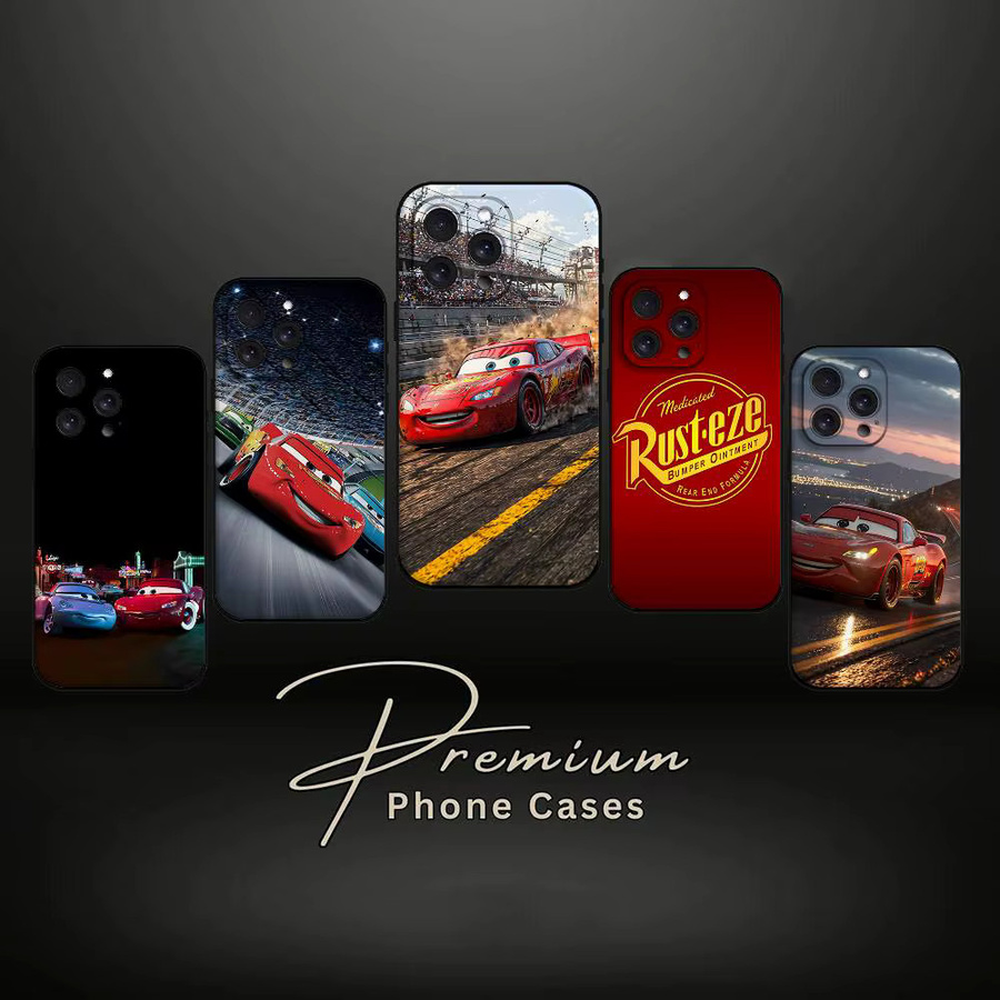 Mesuca Handyhülle Lightning McQueen für iPhone 11 bis iPhone 17 Pro Max in Multicolour - Bild 5