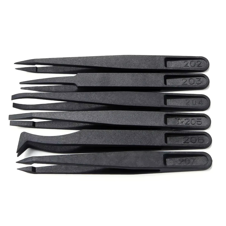 Pinzette, Kunststoff, Schwarz, Unisex, Uhren Reparatur Werkzeug - Bild 5