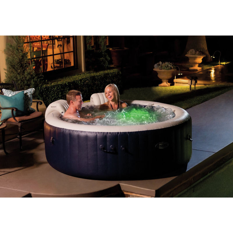 Intex PureSpa Plus Bubble Massage aufblasbarer Whirlpool, Durchmesser: 196 cm, Höhe: 71 cm - Bild 2