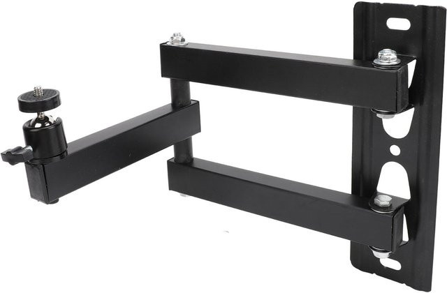 Koogeelife Projektor Wandhalterung aus Stahl, schwarz, faltbar und verstellbarer Winkel, Universalhalterung für 14 Schnittstellen, Auszug 20-40 cm - Bild 1