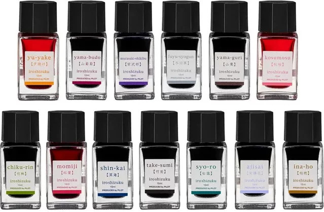 Pilot Iroshizuku Tintenflasche INK-15 für Füllfederhalter, Farbe: Rot, 15 ml - Bild 1