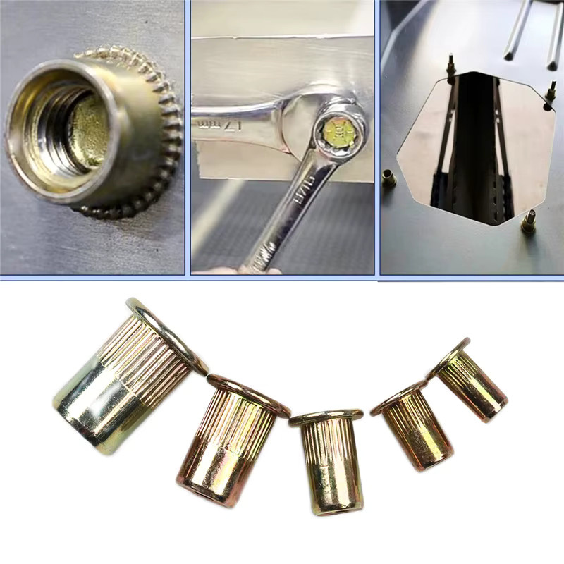 JORPETS Nietwerkzeug Set mit 175 Stück Nietmuttern und manueller Nietpistole BT606 für M3 M4 M5 M6 M8 Handgewinde - Bild 2