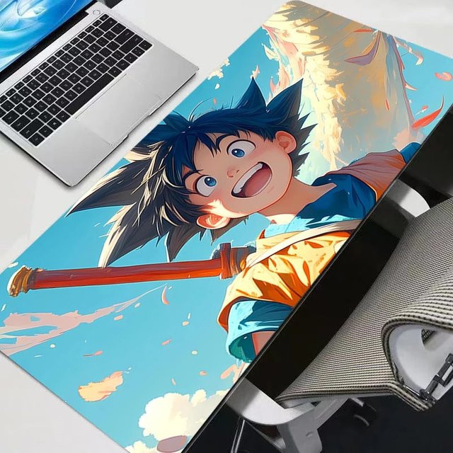 Bandai Dragon Ball Z Gaming-Tastaturteppich XXL Schreibtischunterlage Schwarz Multicolour - Bild 1