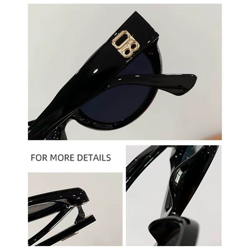 Sonnenbrille Cat Eye, Damen, Vollrand, Schwarz, Kunststoff - Bild 3