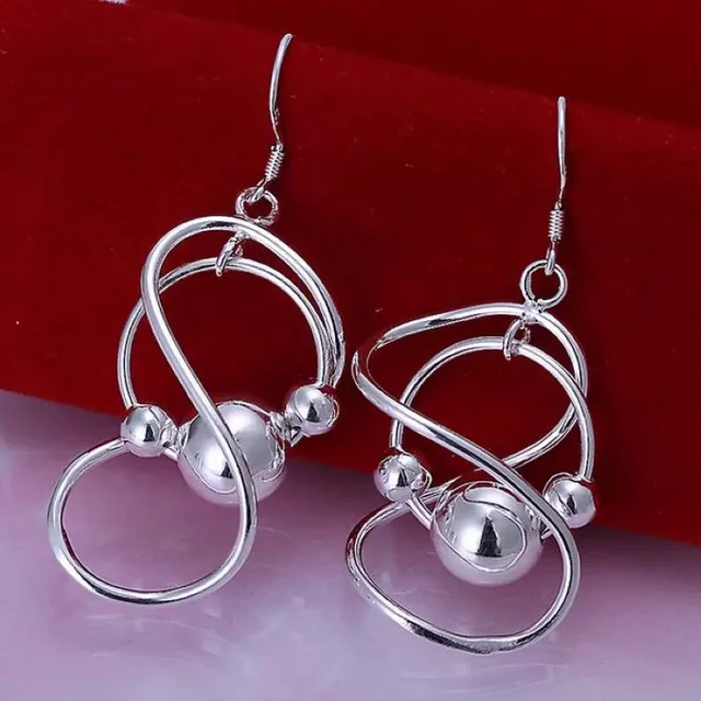 GINSTONELATE Tropfenohrringe, 925 Silber, Damen - Bild 1