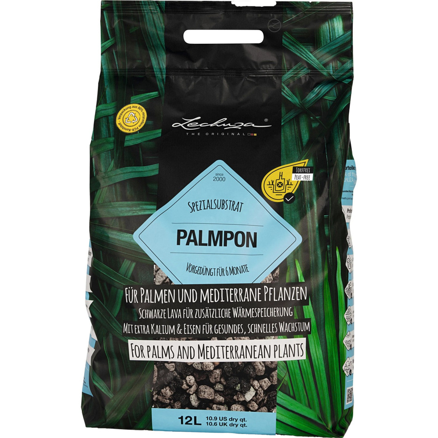 Lechuza Pflanzsubstrat Palm Pon 12 Spezialsubstrat für Palmen und mediterrane Pflanzen in Neutral - Bild 2